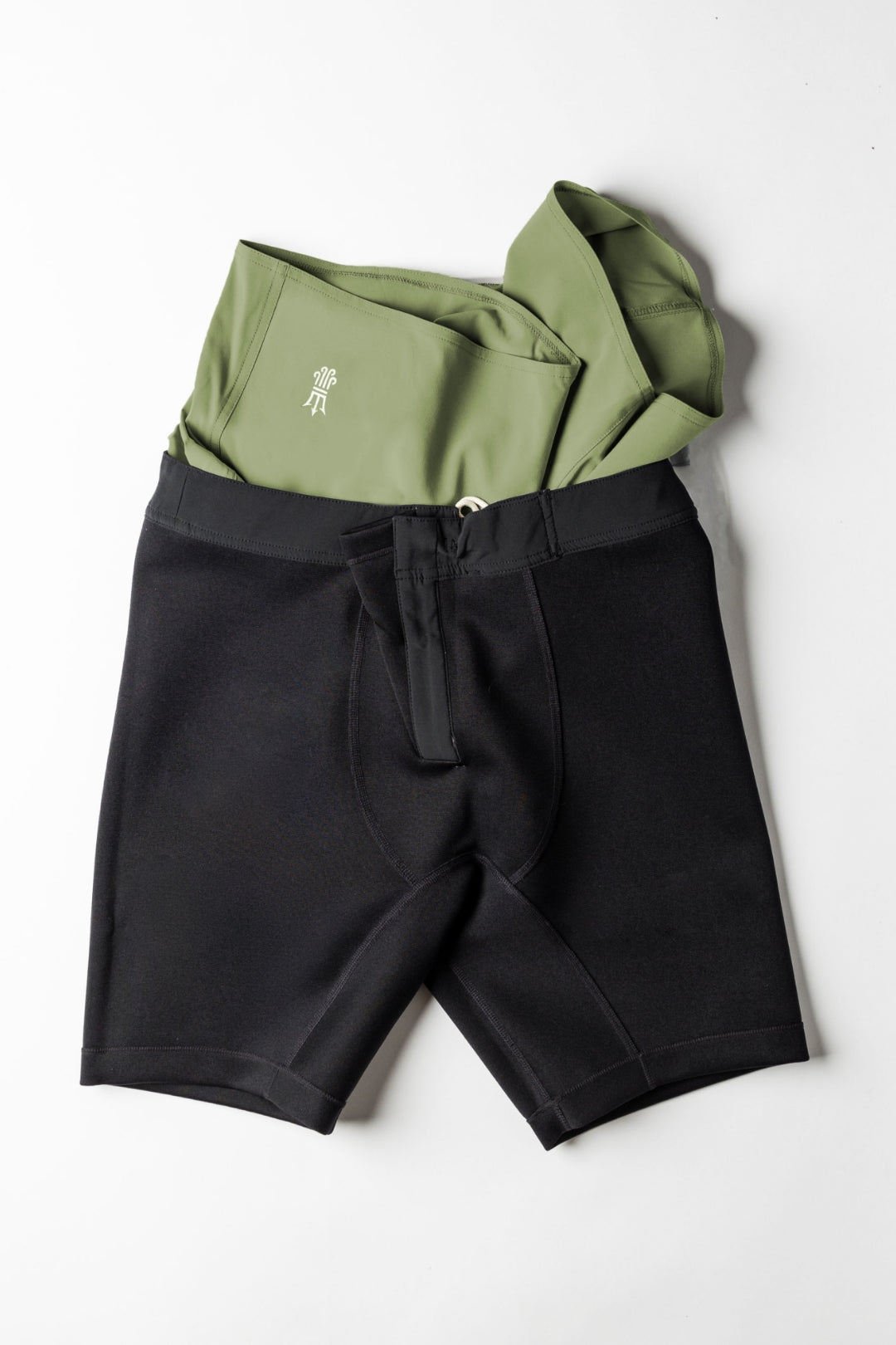 Wetsuit Lined Boardshorts Green Sage Mens Drifties