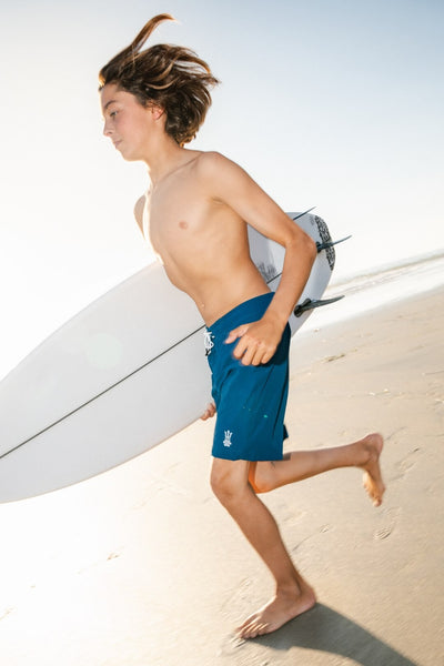 Wetsuit Lined Boardshorts Navy YOUTH Drifties