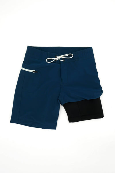 Wetsuit Lined Boardshorts Navy YOUTH Drifties